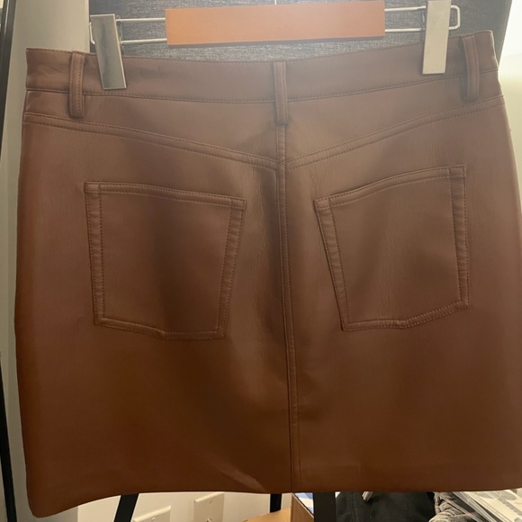 Wilfred Dakota Cognac Skirt Size 10 - Picture 2 of 2